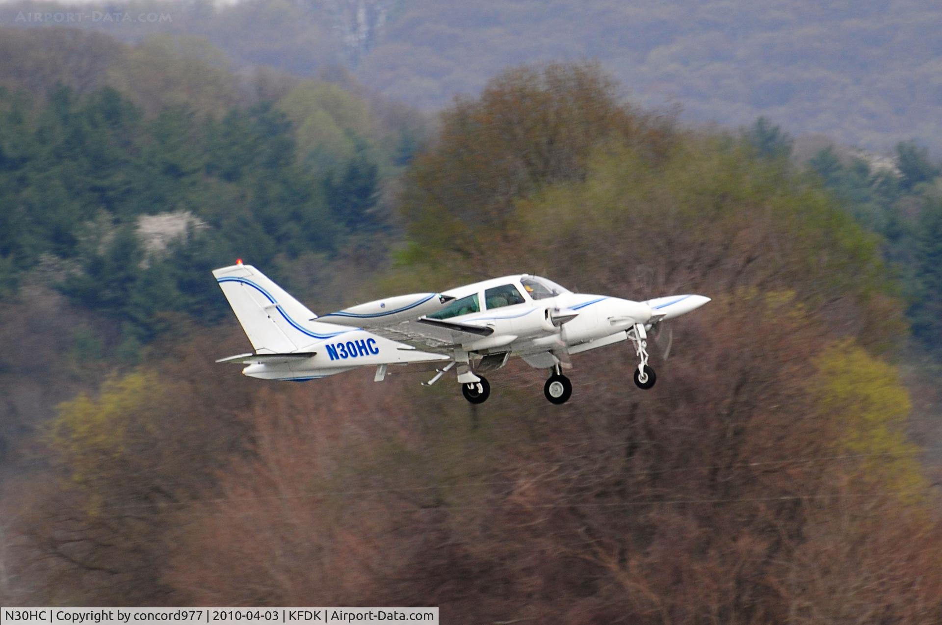 N30HC, 1974 Cessna 310Q C/N 310Q1079, Seen at KFDK on 4/3/2010.