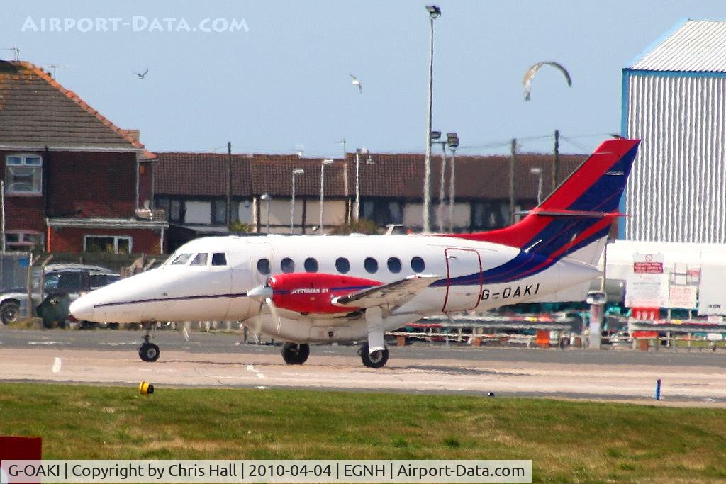 G-OAKI, 1986 British Aerospace BAe-3102 Jetstream 31 C/N 718, Jetstream Executive Travel operating for Manx2