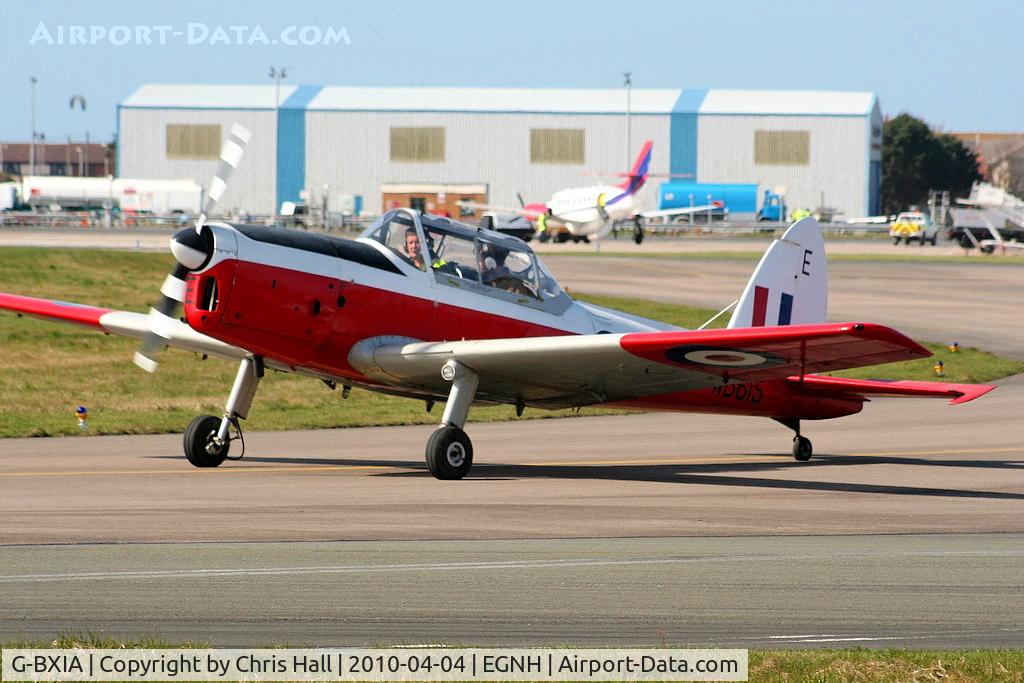 G-BXIA, 1950 De Havilland DHC-1 Chipmunk T.10 C/N C1/0056, wearing its former Army Air Corps ID WB615