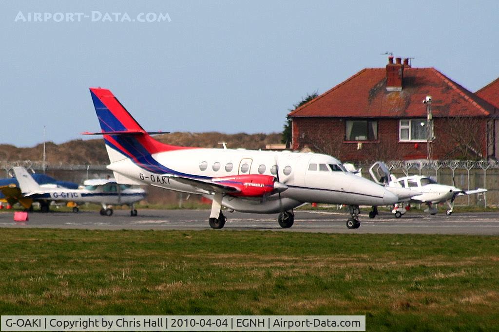 G-OAKI, 1986 British Aerospace BAe-3102 Jetstream 31 C/N 718, Jetstream Executive Travel operating for Manx2