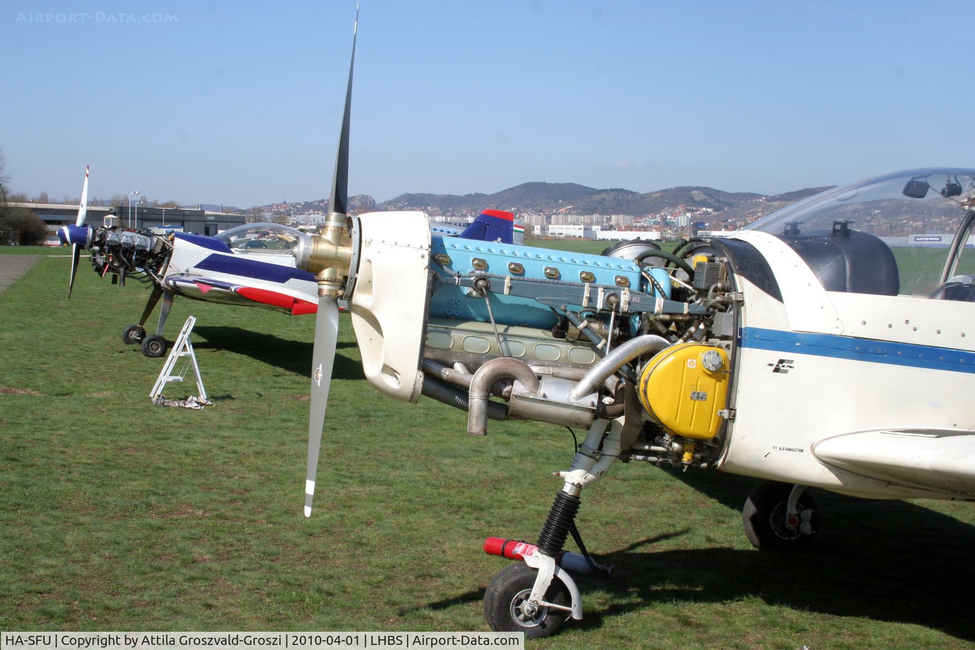 HA-SFU, 1981 Zlin Z-142 C/N 0239, Budaörs-Airport, Hungary - Walter engine