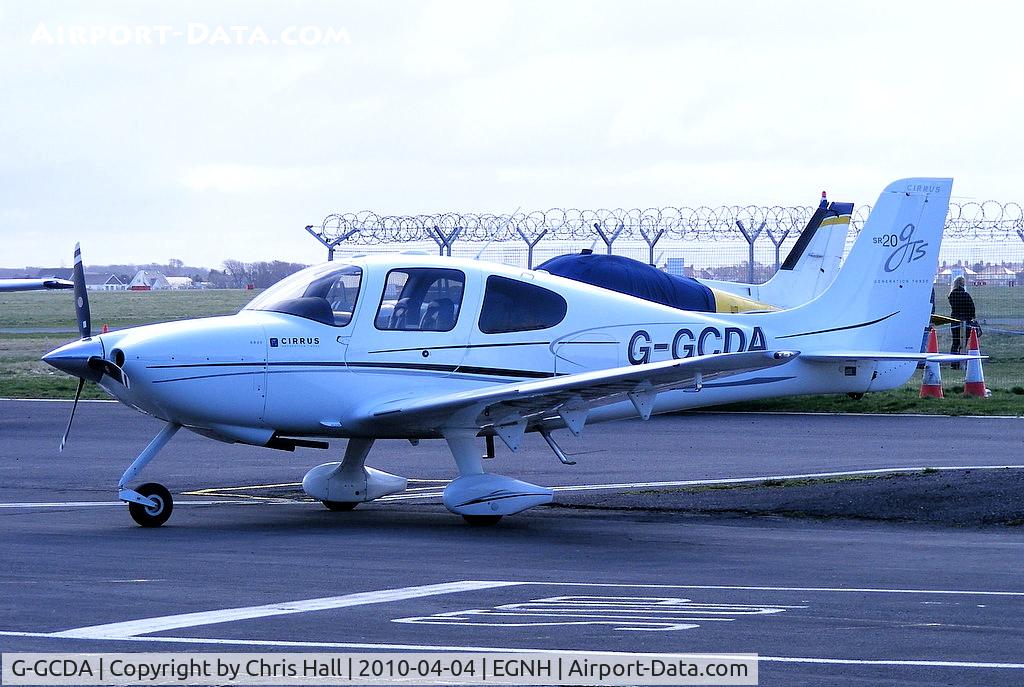 G-GCDA, 2008 Cirrus SR20 G3 GTS C/N 1962, Aircraft Grouping Ltd