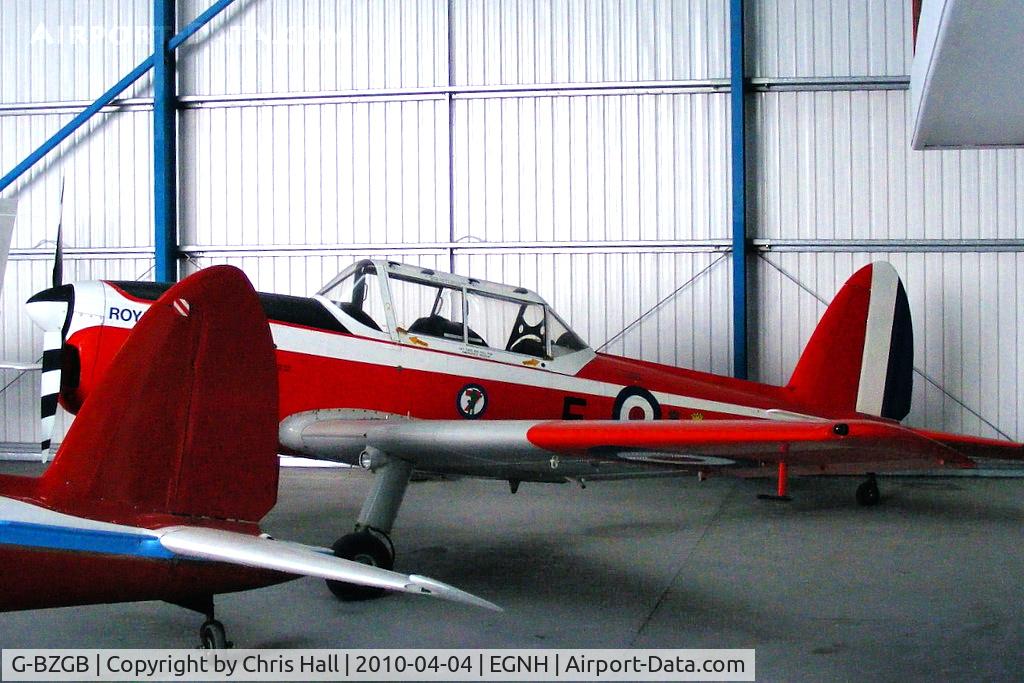 G-BZGB, 1953 De Havilland DHC-1 Chipmunk T.10 C/N C1/0905, wearing its former RAF ID WZ872
