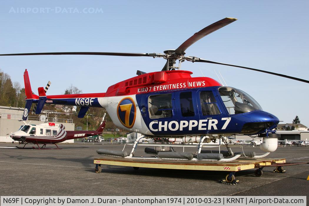 N69F, 1996 Bell 407 C/N 53025, Waiting for next assignment