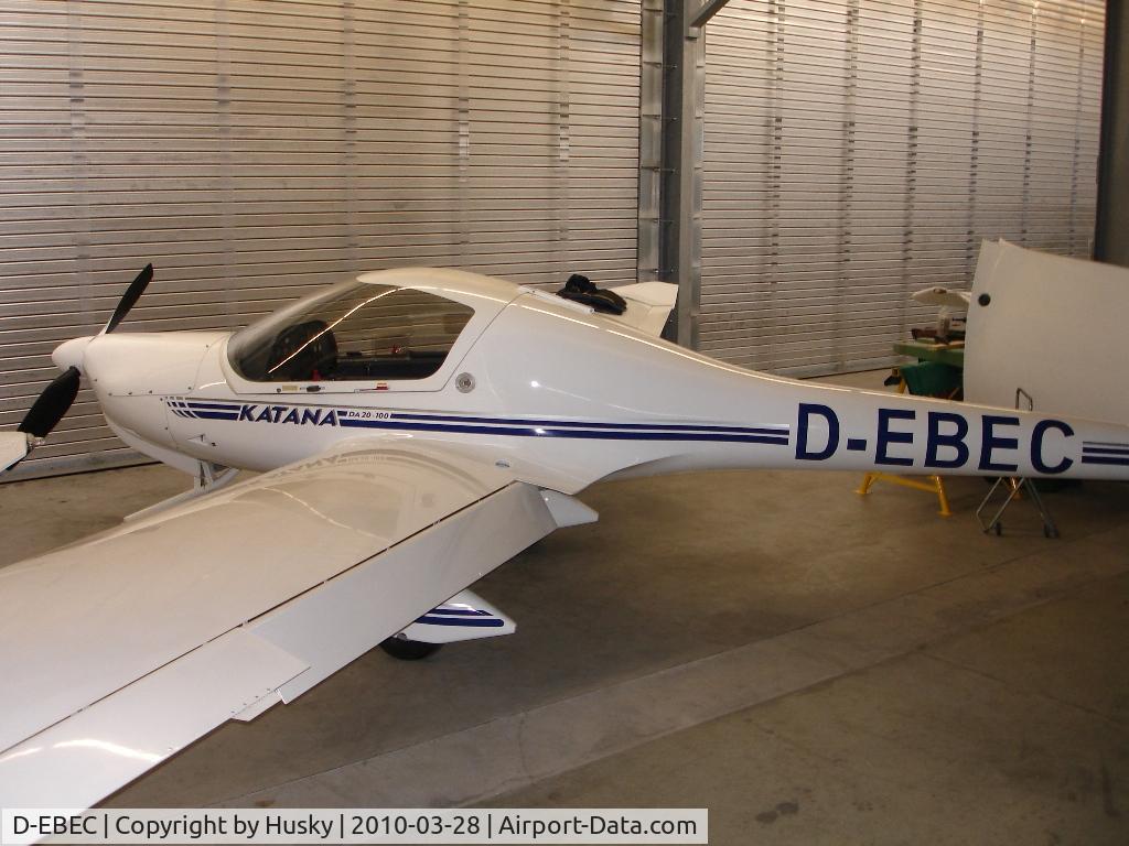 D-EBEC, 1998 Diamond DA-20A-1 Katana C/N 10331, D-EBEC rebuild 2010 / new Rotax 100hp
