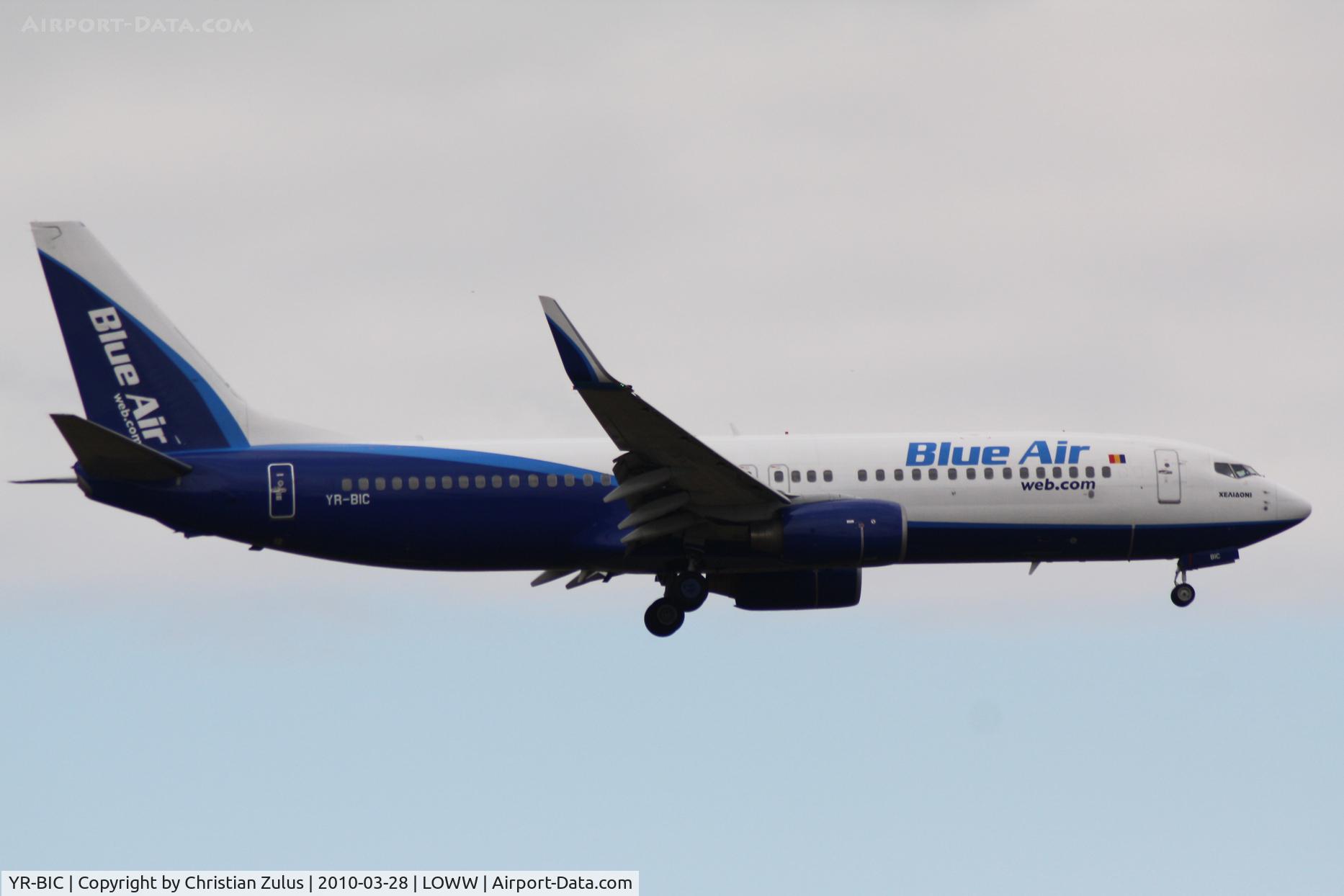 YR-BIC, 2004 Boeing 737-8BK C/N 33019, Blue Air