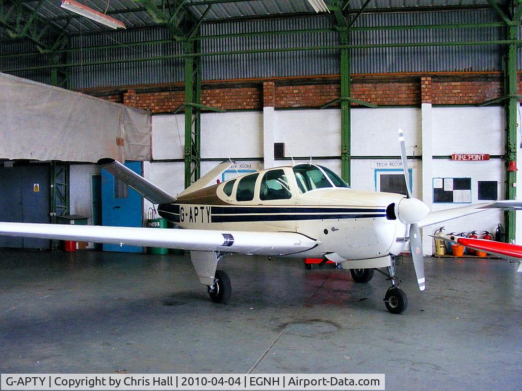 G-APTY, 1956 Beech G35 Bonanza Bonanza C/N D-4789, Privately owned