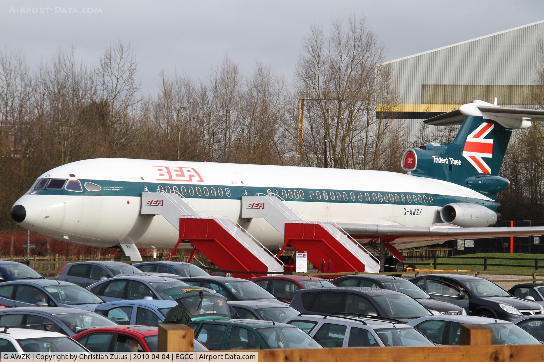 G-AWZK, 1971 Hawker Siddeley HS-121 Trident 3B-101 C/N 2312, BEA