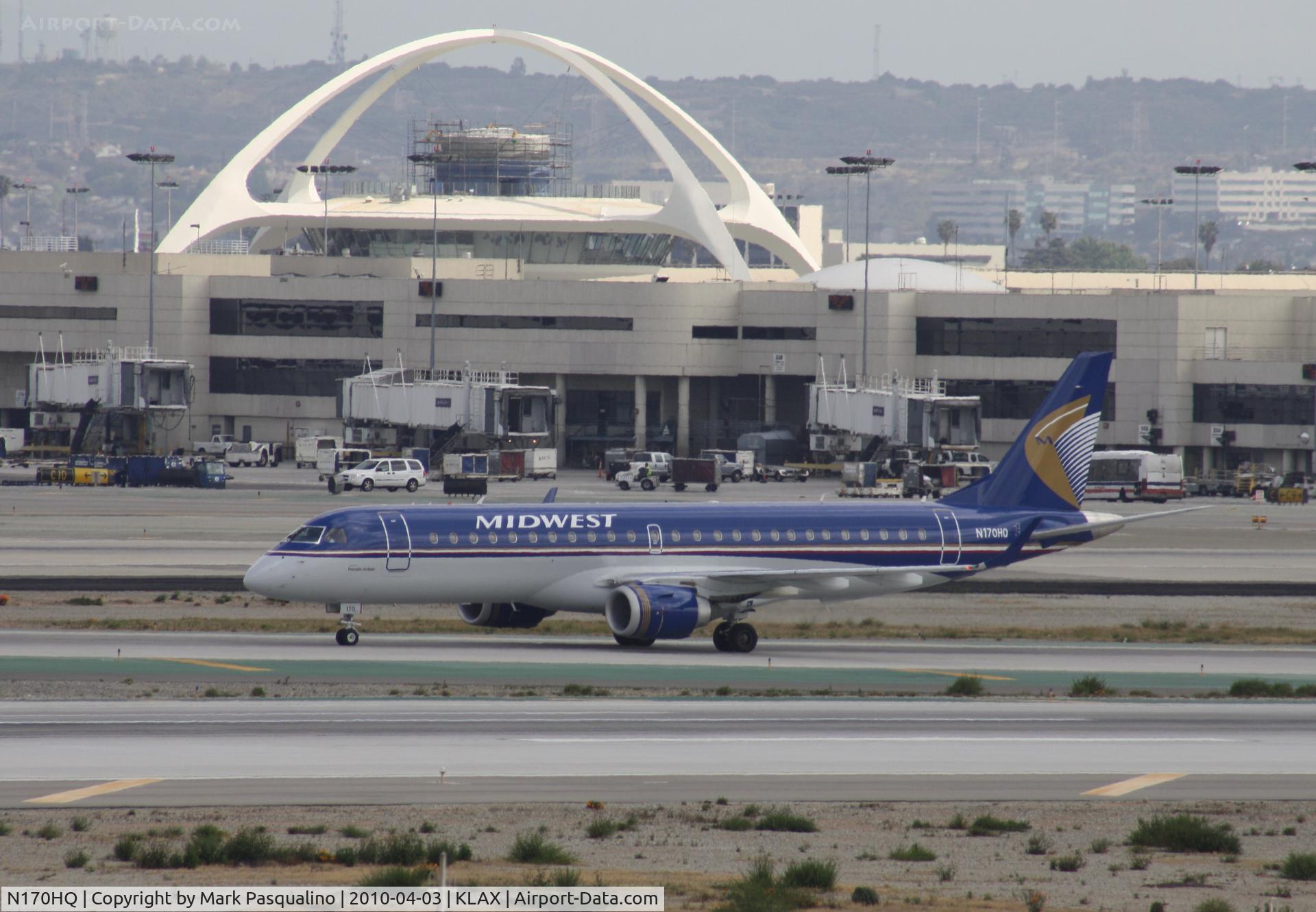 N170HQ, 2008 Embraer 190AR (ERJ-190-100IGW) C/N 19000191, ERJ 190-100 IGW