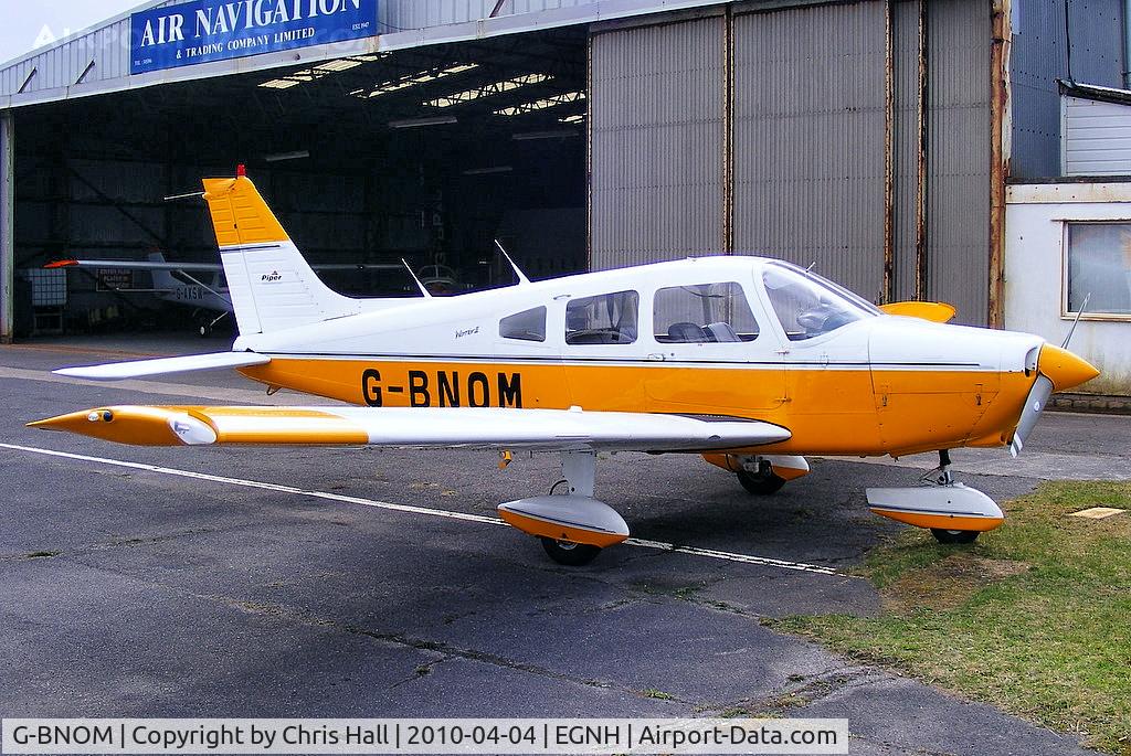 G-BNOM, 1987 Piper PA-28-161 Cherokee Warrior II C/N 2816024, Air Navigation & Trading Ltd
