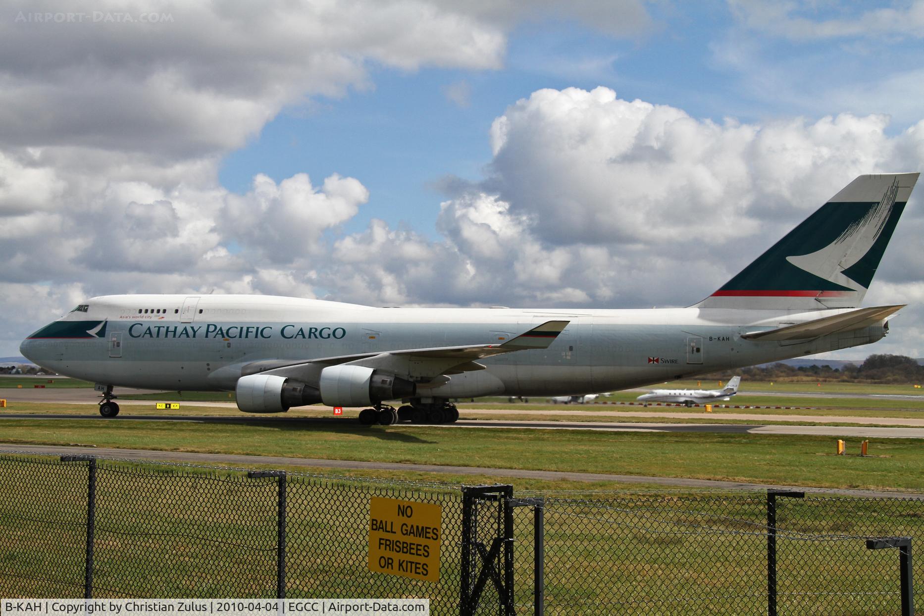 B-KAH, 1993 Boeing 747-412 C/N 27134, Cathy Pacific Cargo