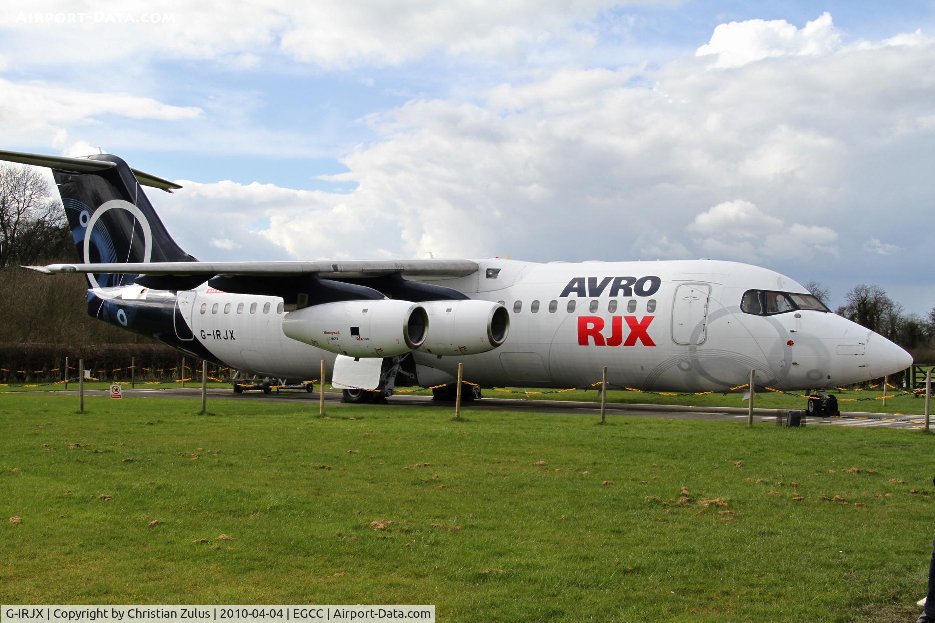 G-IRJX, 2001 British Aerospace Avro 146-RJ100 C/N E3378, AVRO RJX