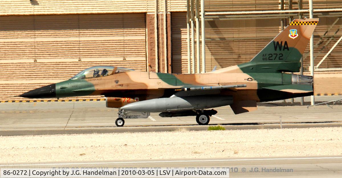 86-0272, 1986 General Dynamics F-16C Fighting Falcon C/N 5C-378, Desert Viper