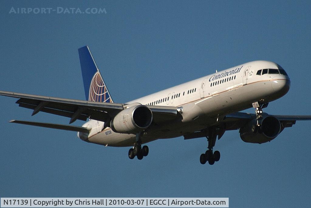 N17139, 2000 Boeing 757-224 C/N 30352, Continental Airlines