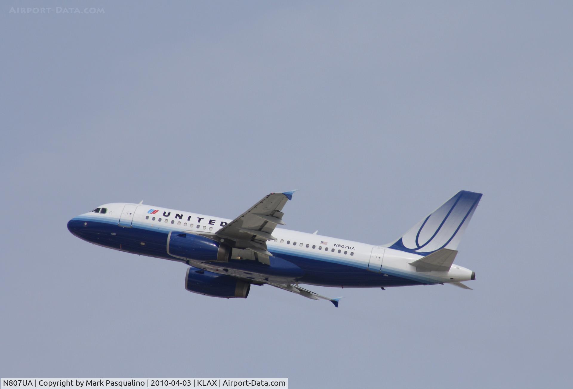 N807UA, 1998 Airbus A319-131 C/N 798, Airbus A319