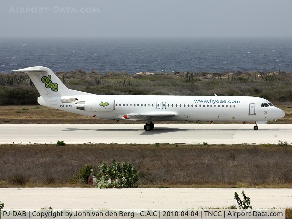PJ-DAB, 1991 Fokker 100 (F-28-0100) C/N 11331, Dutch Antilles Express Fokker 100 (11331) PJ-DAB @ TNCC / CUR