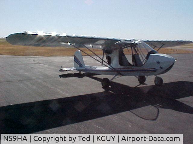 N59HA, 2007 Higher Class Aviation Sport Hornet C/N 059, Short field take off and landing