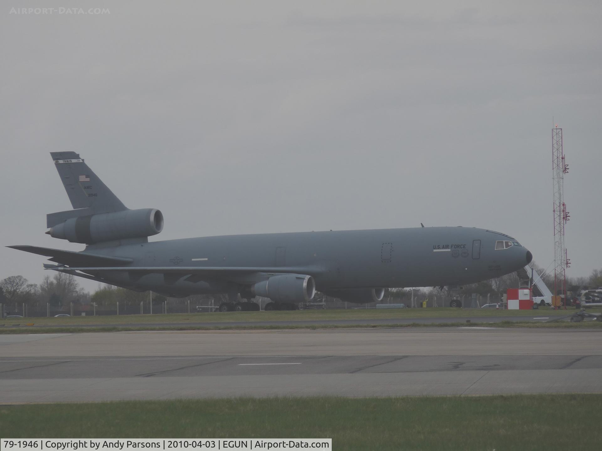 79-1946, 1979 McDonnell Douglas KC-10A Extender C/N 48206, 60 AMW Kc10 visiting Mildenhall