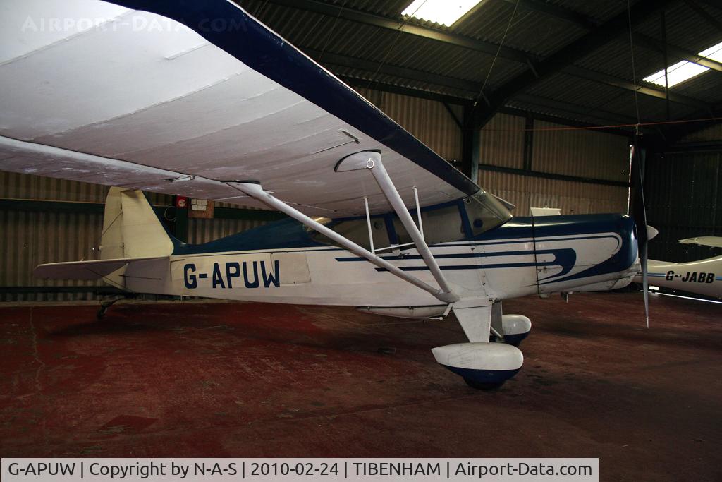 G-APUW, 1959 Auster J-5V Autocar C/N 3273, Hangered at Tibenham