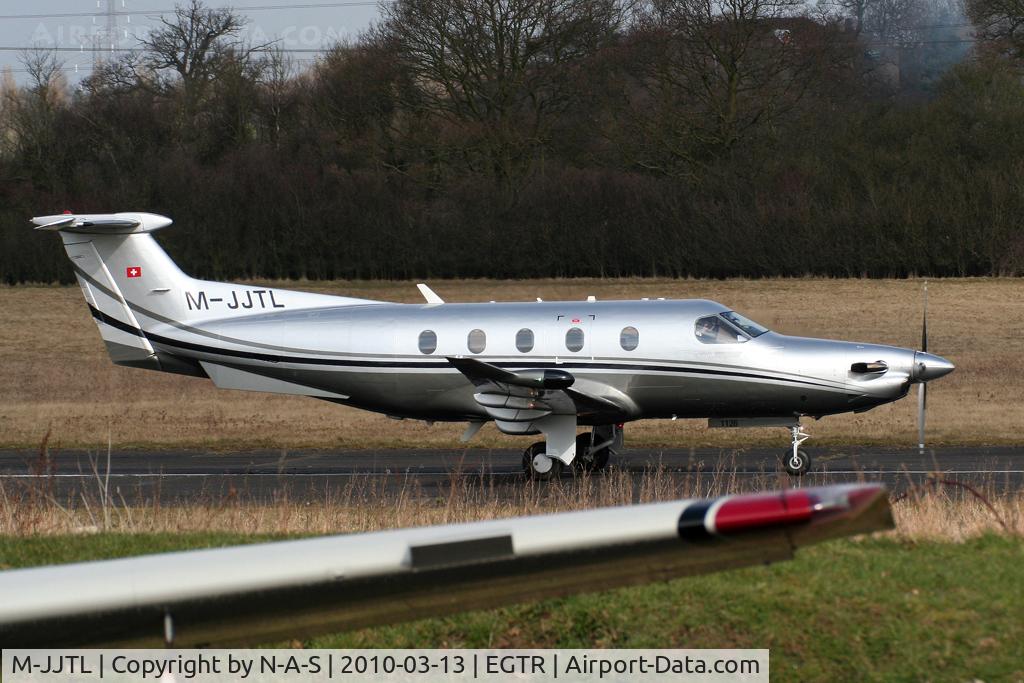M-JJTL, 2009 Pilatus PC-12/47E C/N 1126, Nice visitor as we left