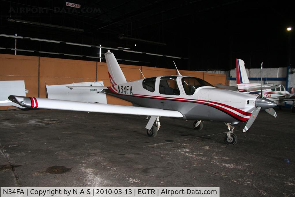 N34FA, 1988 Socata TB-20 Trinidad C/N 866, Resting inside