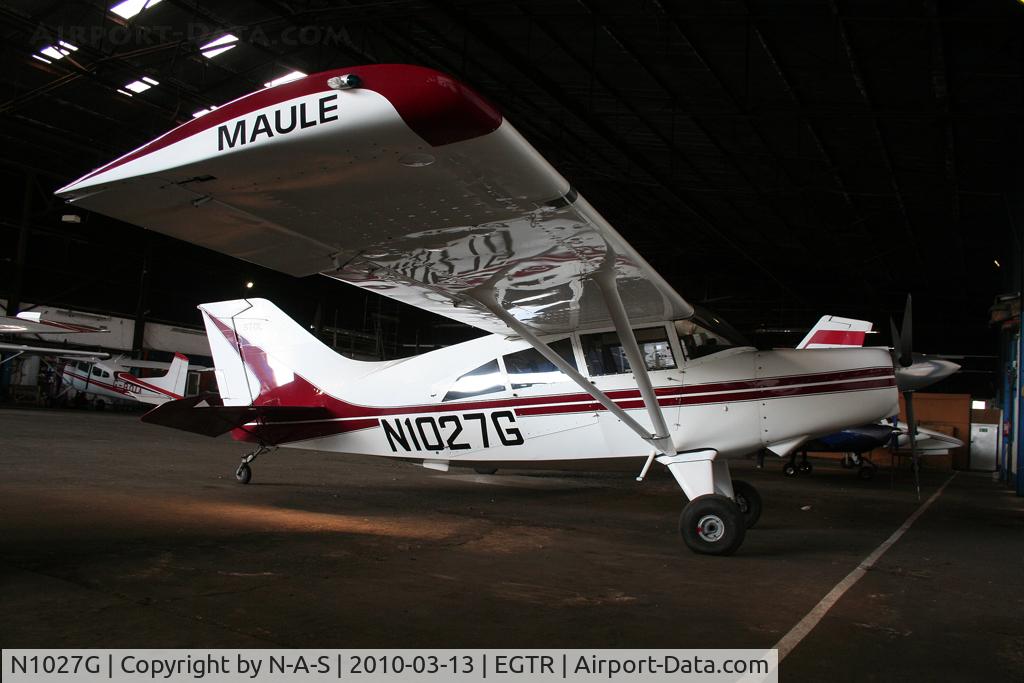 N1027G, 1996 Maule M-7-235B Super Rocket C/N 23032C, In the black hangar