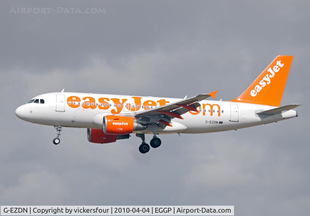 G-EZDN, 2008 Airbus A319-111 C/N 3569, Easyjet