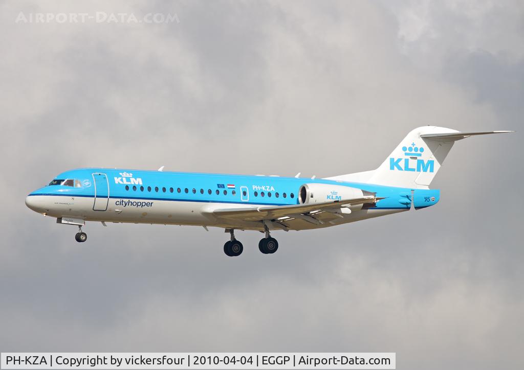 PH-KZA, 1996 Fokker 70 (F-28-070) C/N 11567, KLM Cityhopper