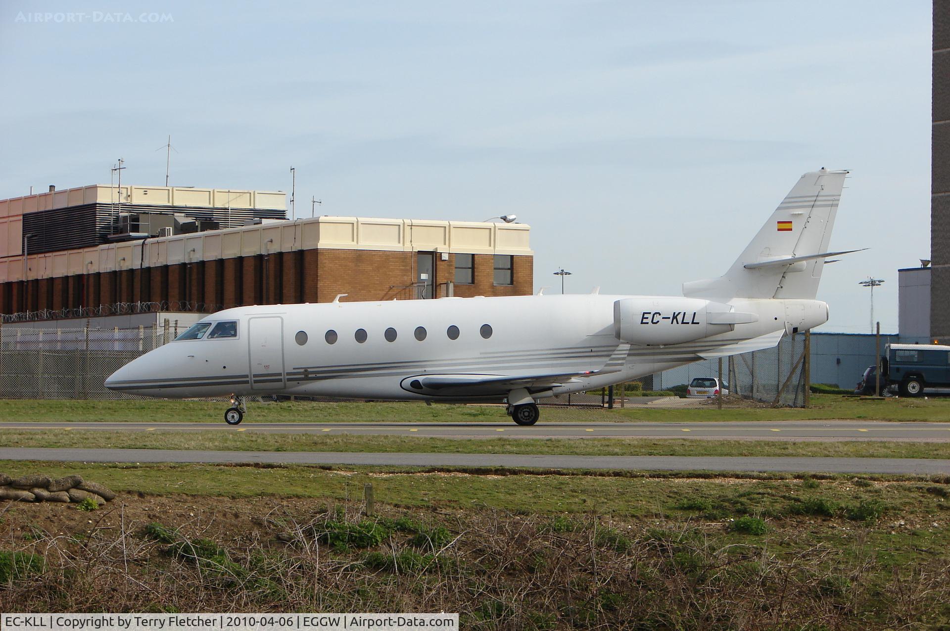 EC-KLL, 2007 Israel Aircraft Industries Gulfstream 200 C/N 171, Spanish Galaxy at Luton