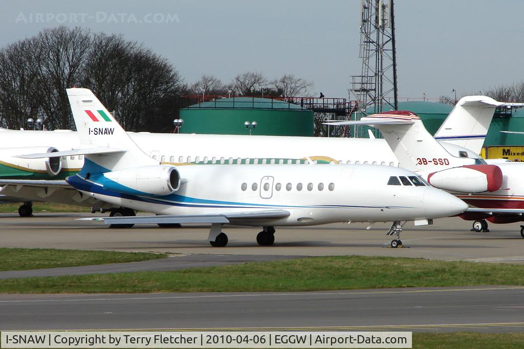 I-SNAW, 1995 Dassault Falcon 2000 C/N 012, Italian Falcon 2000 at Luton