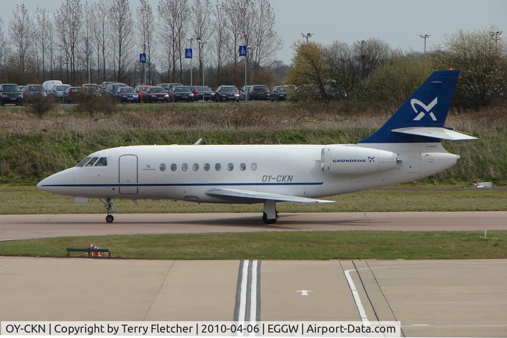 OY-CKN, 1998 Dassault Falcon 2000 C/N 76, Danish Falcon 2000 uses 'Mermaid' callsign