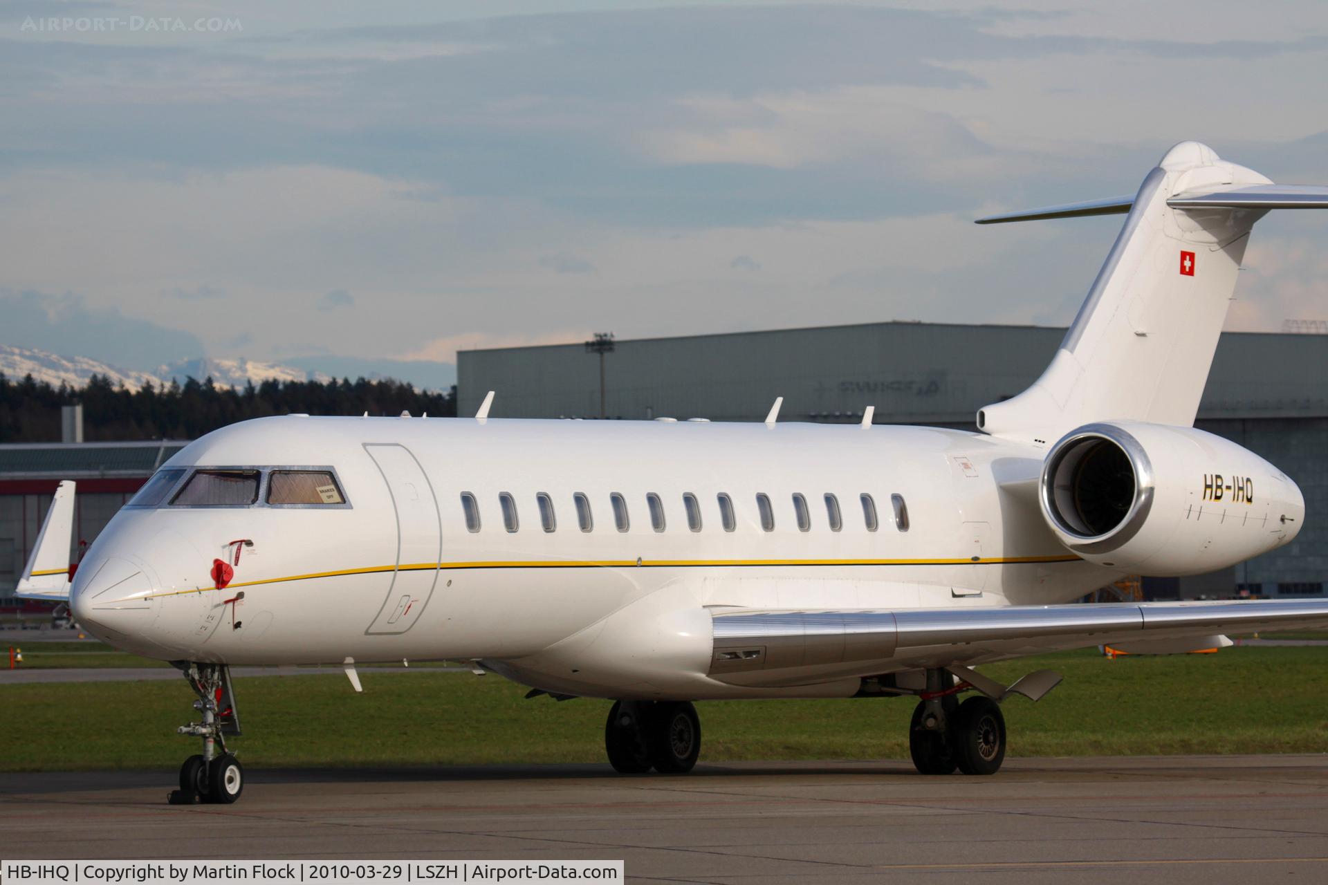 HB-IHQ, 1998 Bombardier BD-700-1A10 Global Express C/N 9011, .