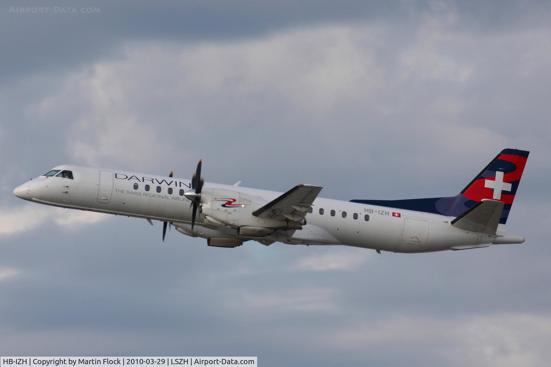 HB-IZH, 1994 Saab 2000 C/N 2000-011, .