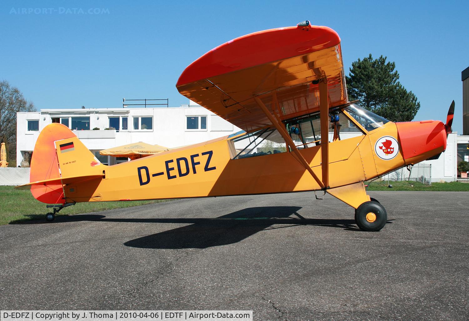 D-EDFZ, 1954 Piper L-18C Super Cub (PA-18-95) C/N 18-3427, Piper PA-18 Super Cub