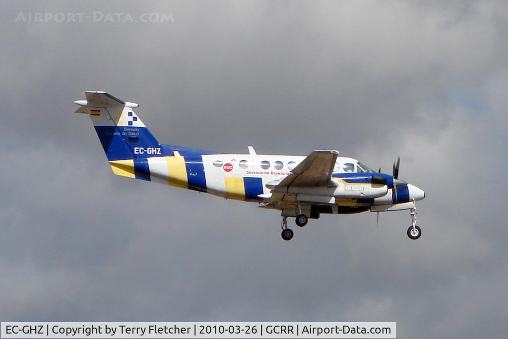 EC-GHZ, 1979 Beech 200 Super King Air C/N BB-555, EMergency Beech 200 at Arrecife