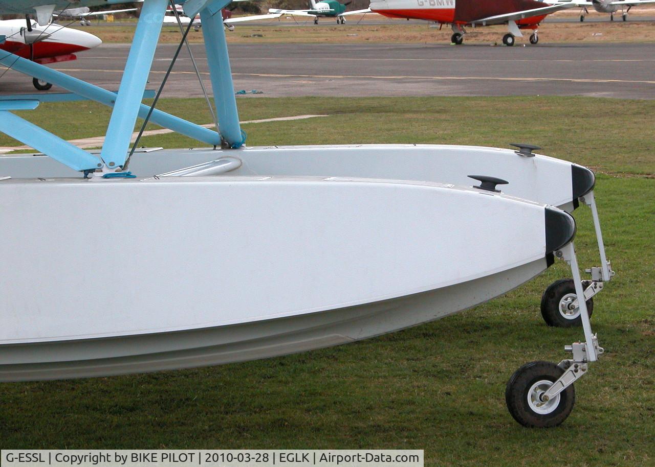 G-ESSL, 1981 Cessna 182R Skylane C/N 182-67947, DETAIL RIGHT FLOAT