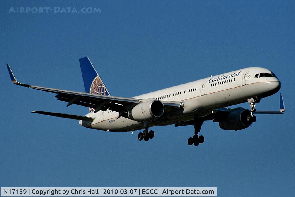 N17139, 2000 Boeing 757-224 C/N 30352, Continental Airlines