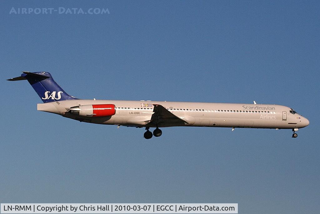 LN-RMM, 1991 McDonnell Douglas MD-81 (DC-9-81) C/N 53005, Scandinavian Airlines