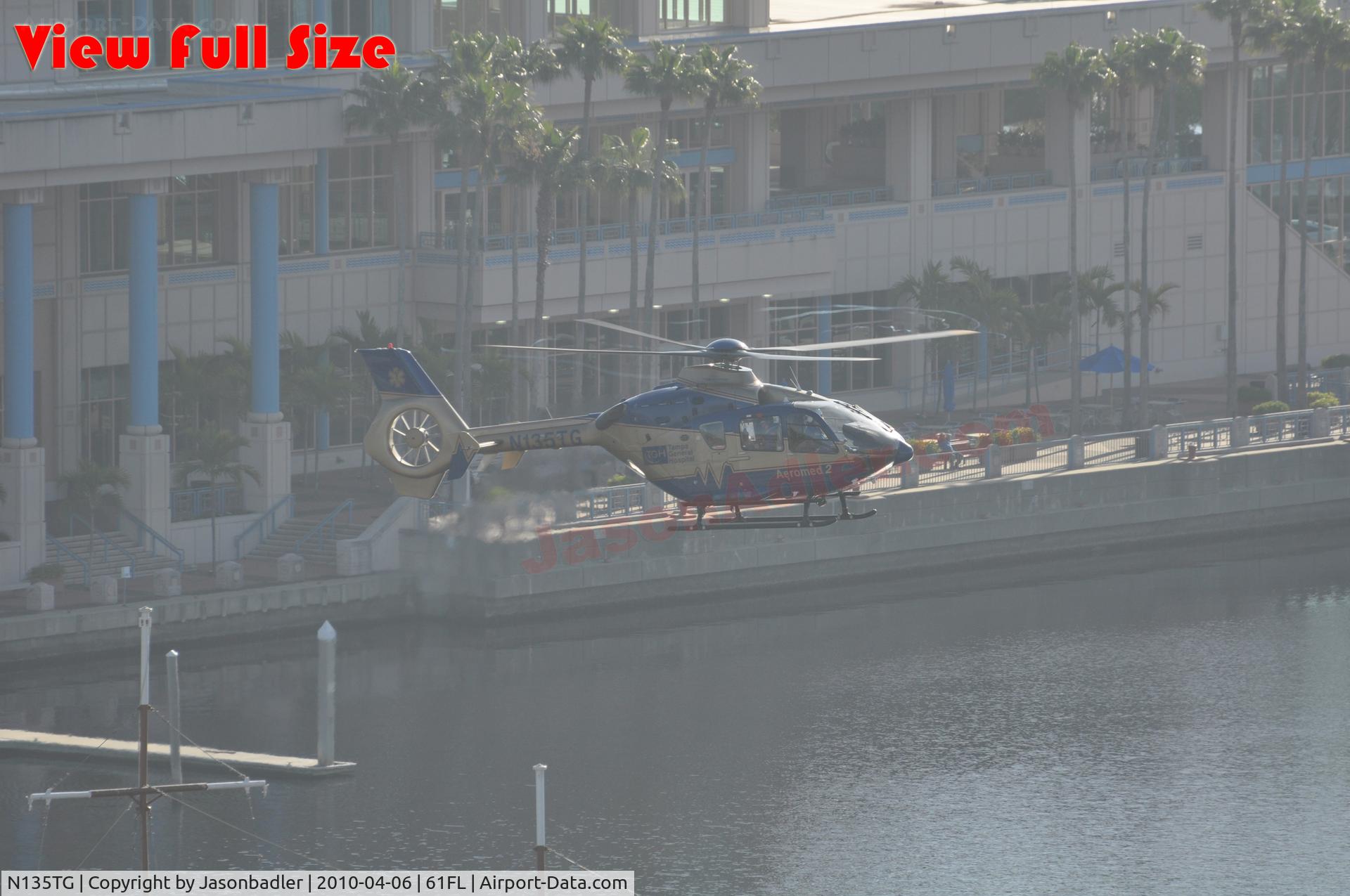 N135TG, 2003 Eurocopter EC-135T-2 C/N 0298, Pleaes look at the awesome picture in it's full size. You can see sqirls at the tips of the blades.