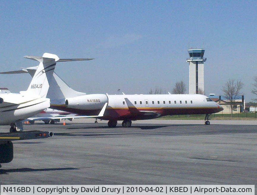 N416BD, 2000 Bombardier BD-700-1A10 Global Express C/N 9043, N416BD @ Hanscom Field, 04/02/10