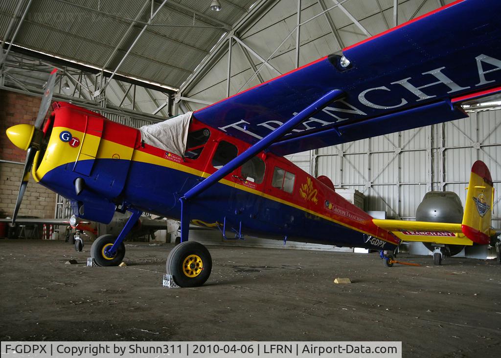 F-GDPX, Max Holste MH-1521M Broussard C/N 170, Hangared inside Airclub area...