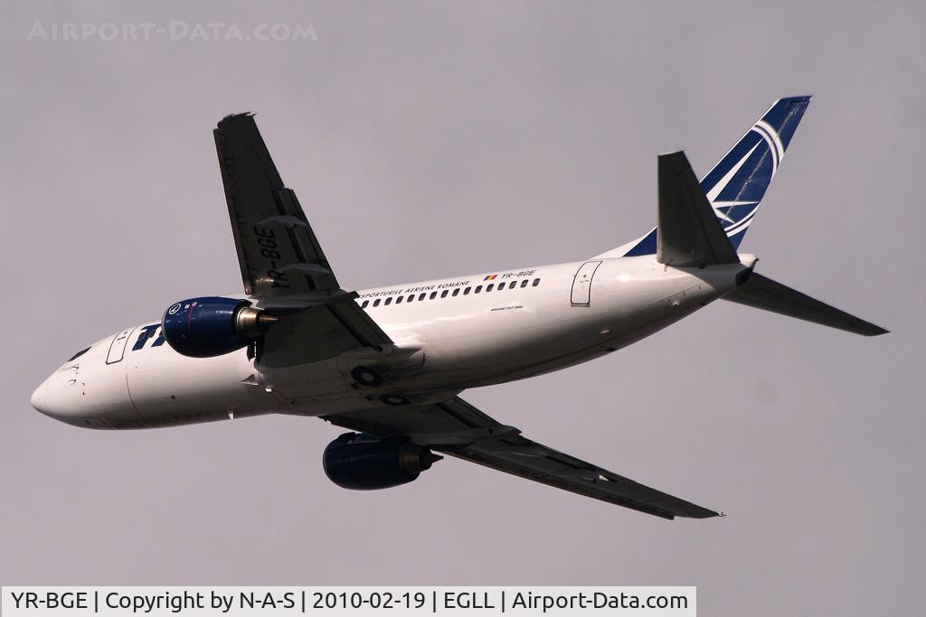 YR-BGE, 1994 Boeing 737-38J C/N 27395/2671, Departing 27L
