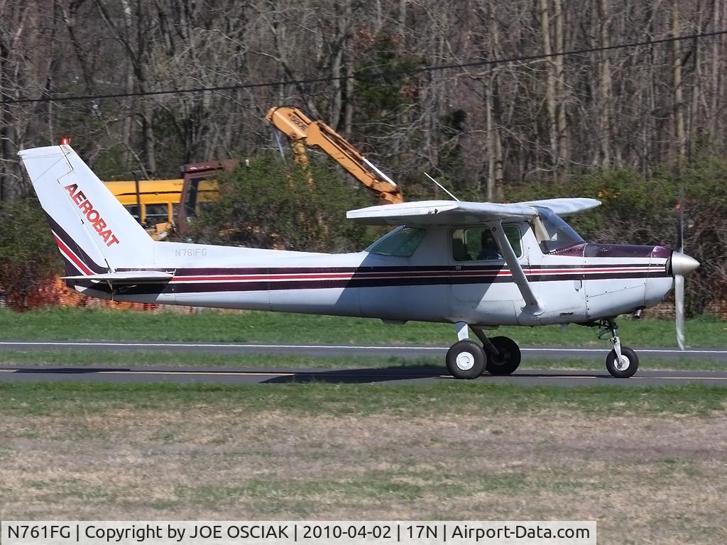 N761FG, 1980 Cessna A152 Aerobat C/N A1520949, At Cross Keys