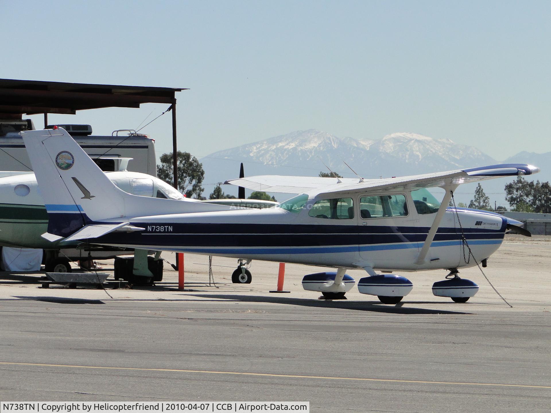N738TN, 1978 Cessna 172N C/N 17270226, Tied down and parked on the northside