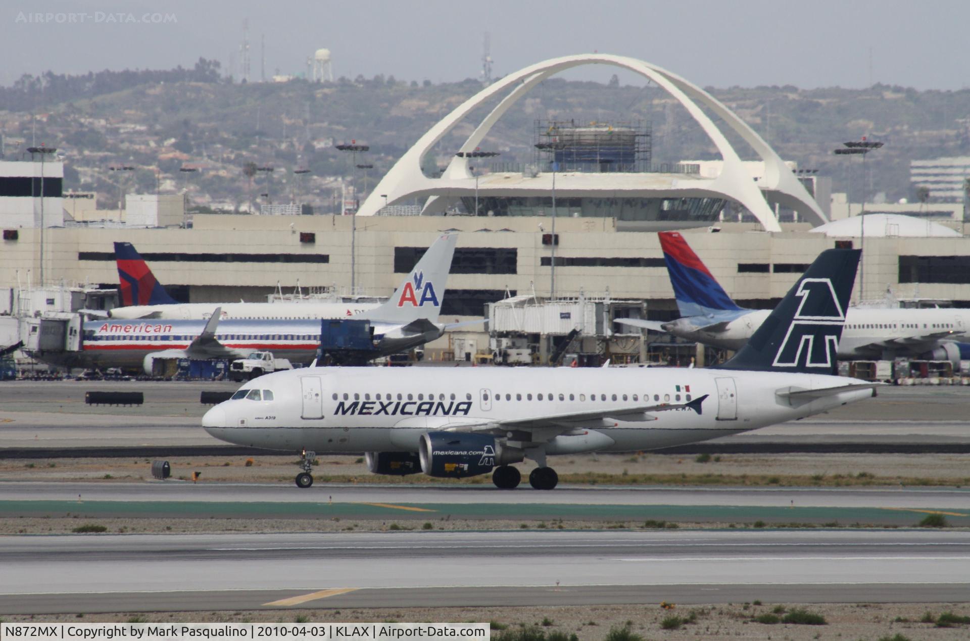 N872MX, 2002 Airbus A319-112 C/N 1872, Airbus A319