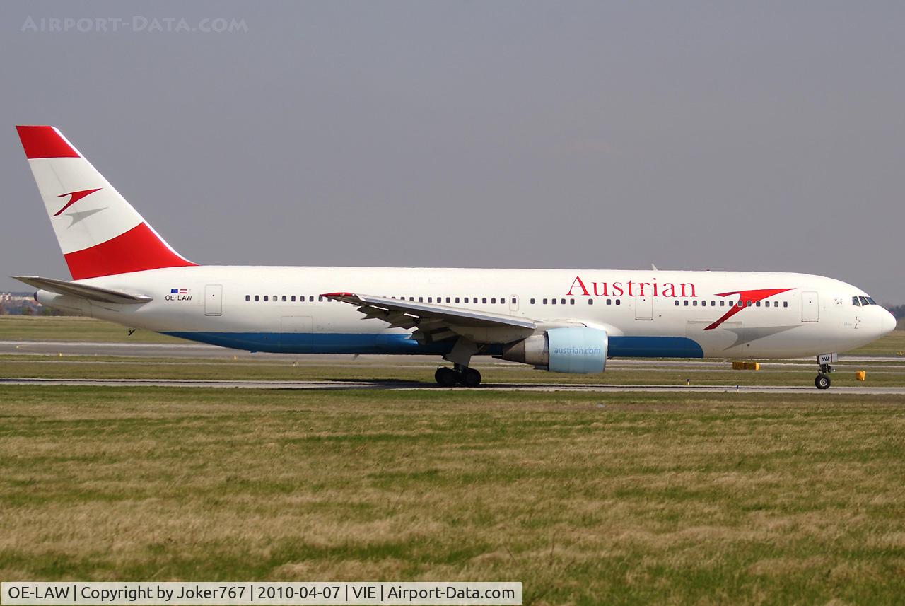 OE-LAW, 1992 Boeing 767-3Z9/ER C/N 26417, Austrian Airlines Boeing 767-3Z9(ER)