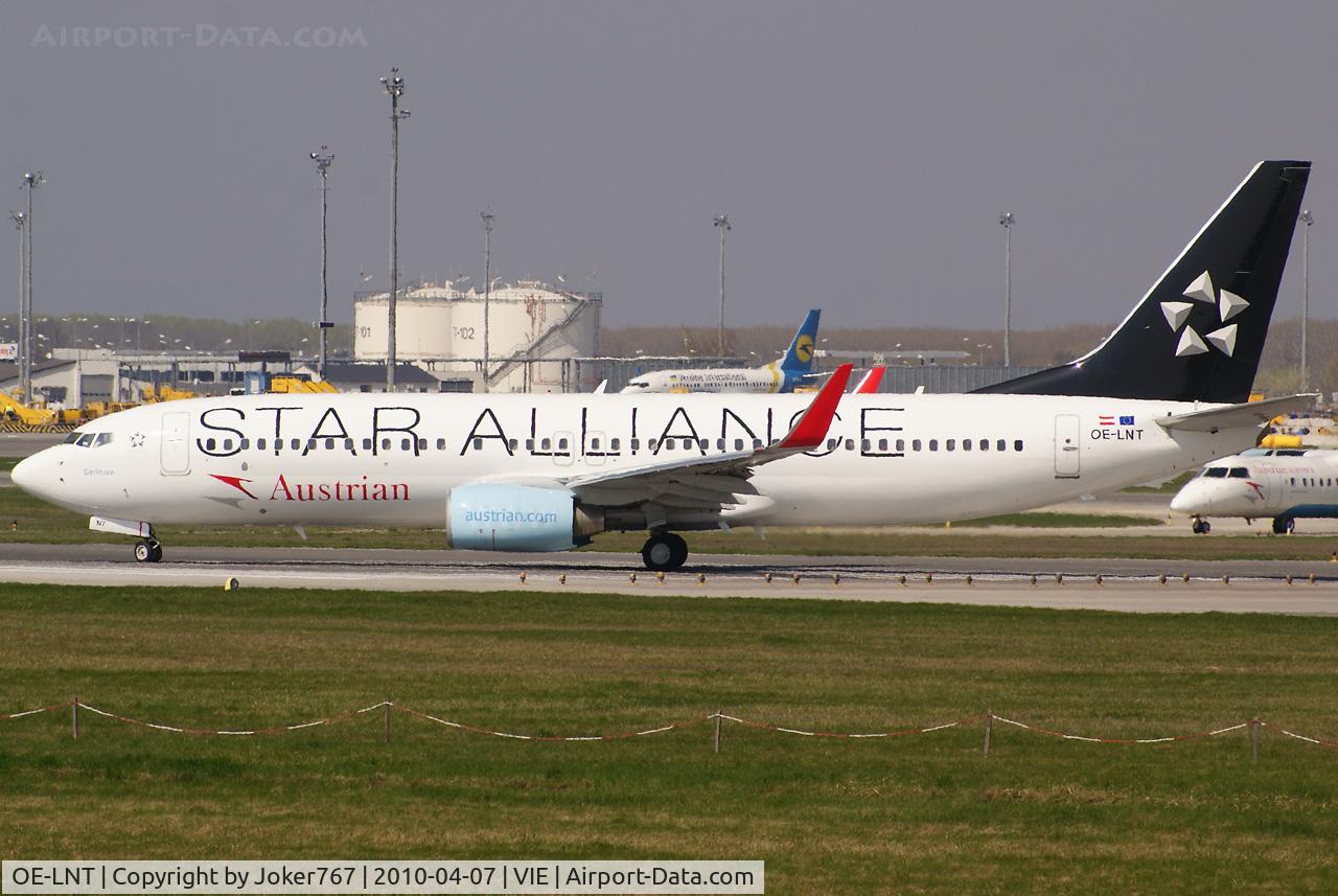 OE-LNT, 2006 Boeing 737-8Z9 C/N 33834, Austrian Airlines Boeing 737-8Z9(WL)