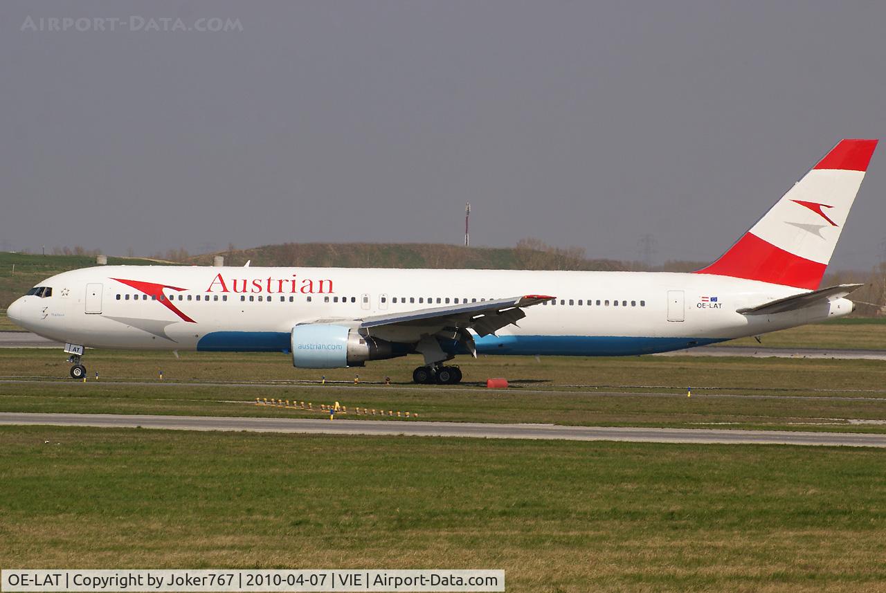 OE-LAT, 1991 Boeing 767-31A C/N 25273, Austrian Airlines Boeing 767-3A1(ER)