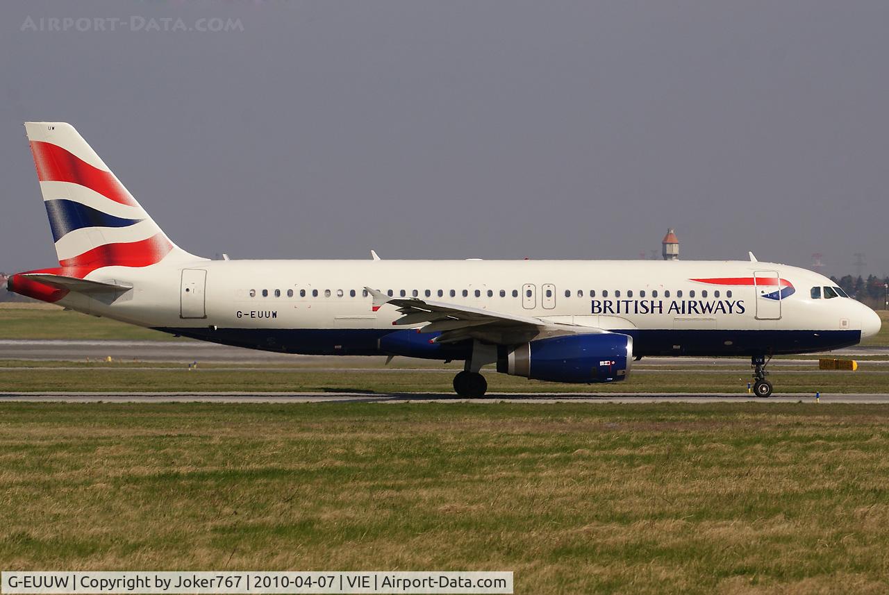 G-EUUW, 2008 Airbus A320-232 C/N 3499, British Airways Airbus A320-232