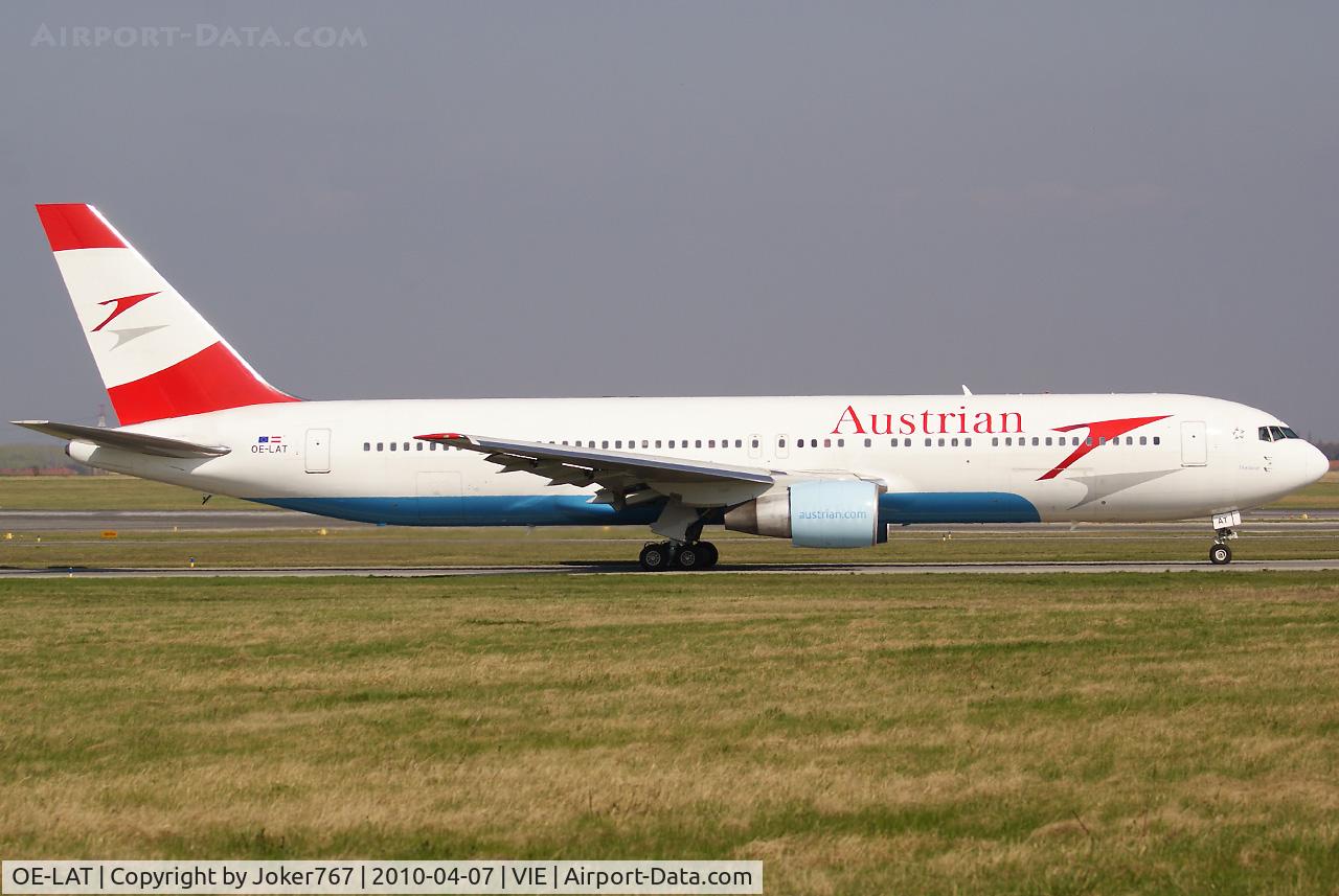 OE-LAT, 1991 Boeing 767-31A C/N 25273, Austrian Airlines Boeing 767-3A1(ER)